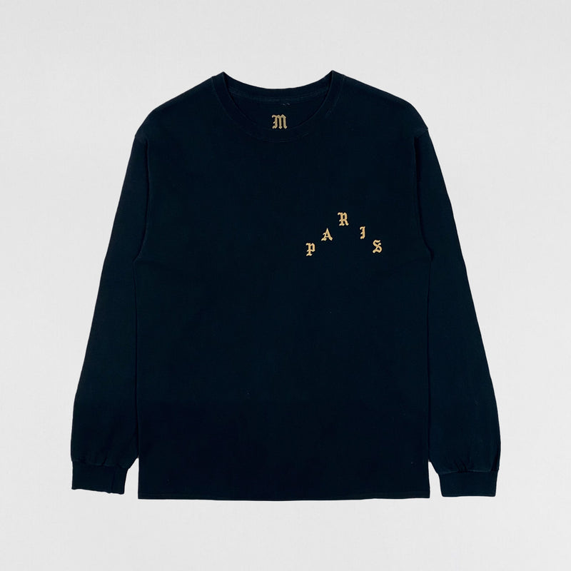 The Life of Pablo 2016 Paris ‘Vogue Party’ Long Sleeve In Black