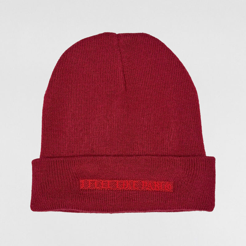 The Life of Pablo 2016 'I Feel Like Pablo' Beanie In Burgundy