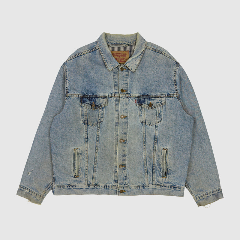 The Life of Pablo 2016 Vintage Levi's Denim Flannel Lined Pablo Jacket