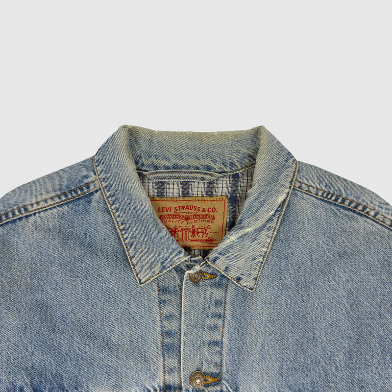 The Life of Pablo 2016 Vintage Levi's Denim Flannel Lined Pablo Jacket