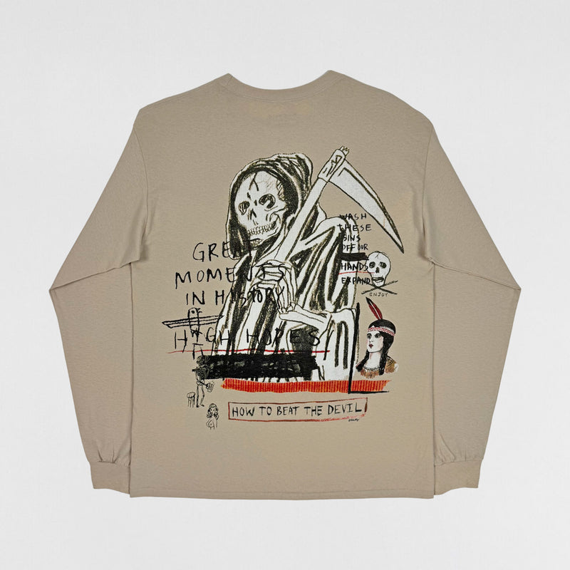 Yeezus 2015 Unreleased ‘How To Beat The Devil’ Long Sleeve By Wes Lang