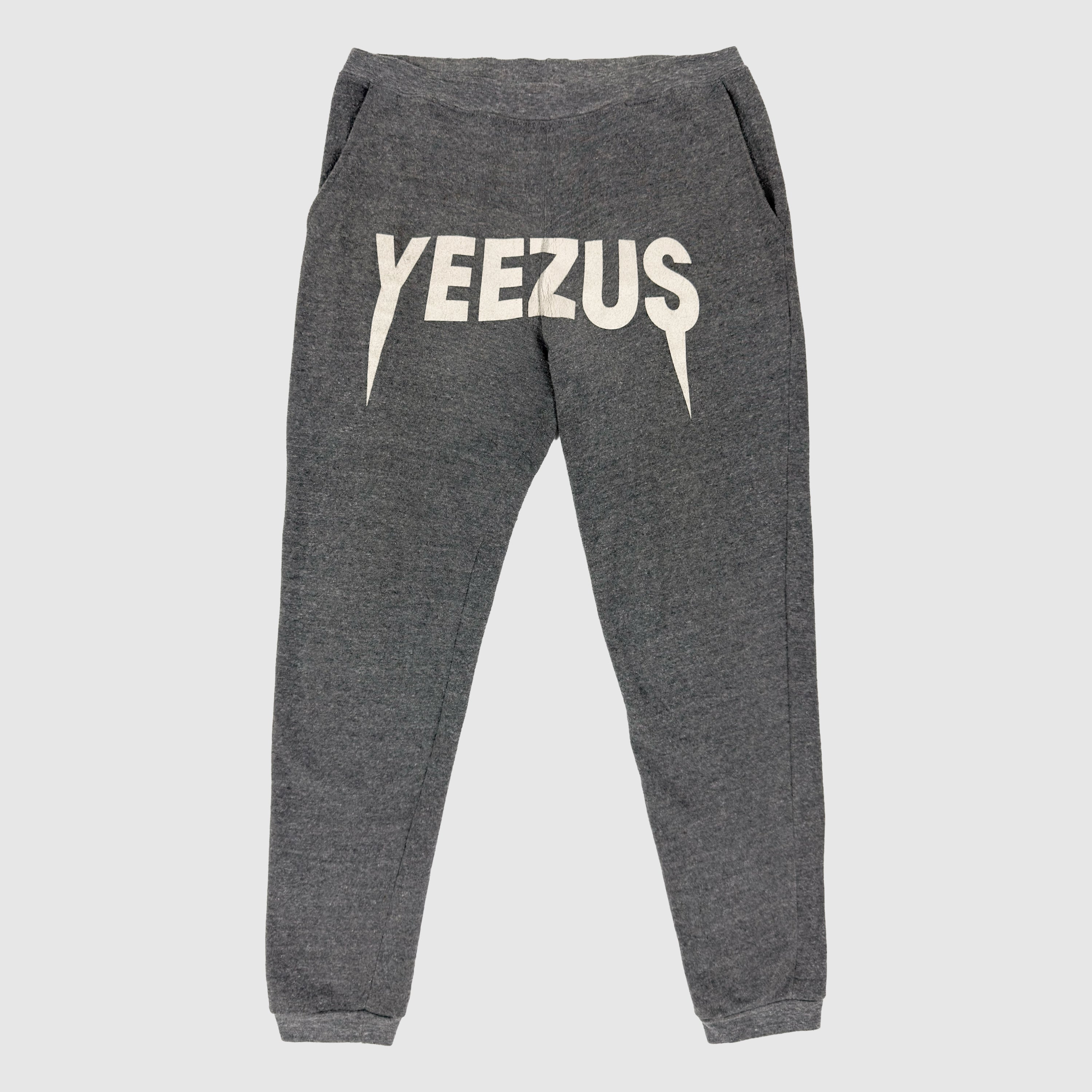 Yeezus Tour 2014 Logo Sweatpants In Heather Grey | Paris Saint