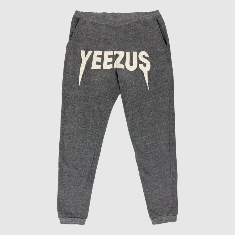 Yeezus Tour 2014 Logo Sweatpants In Heather Grey