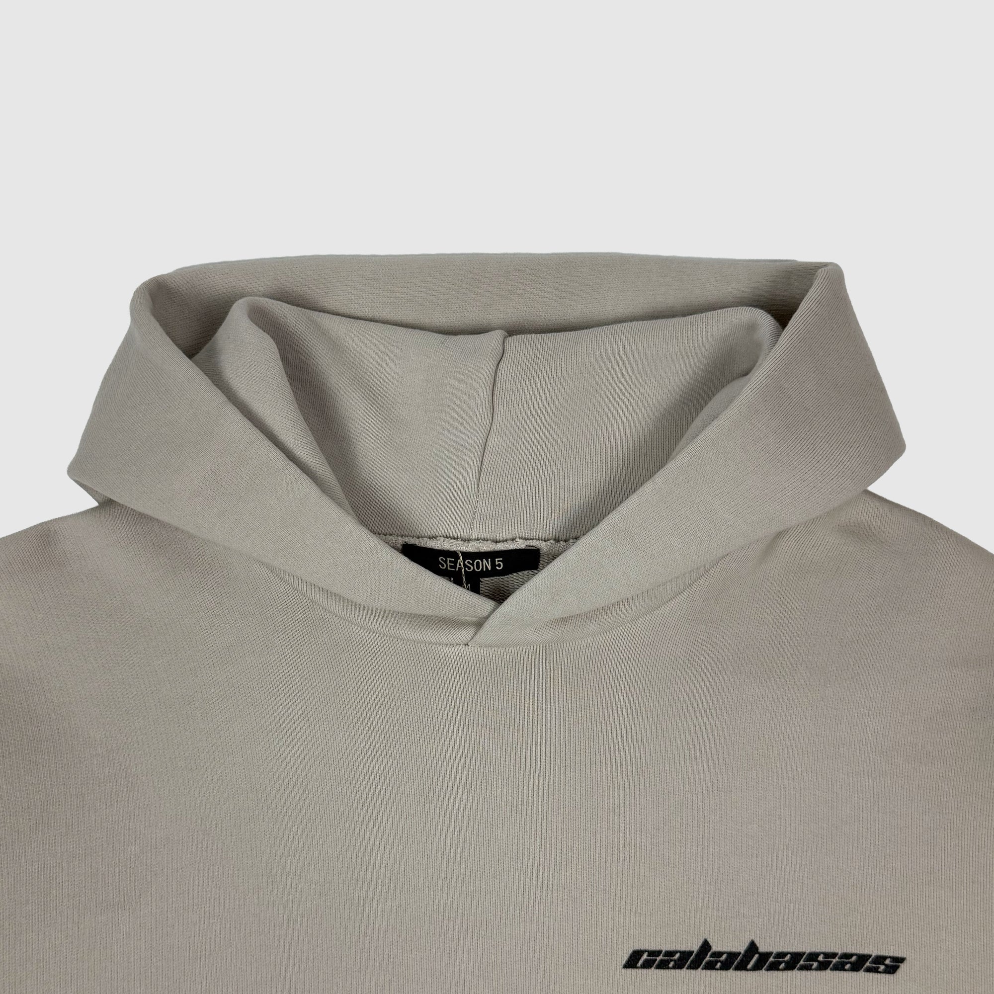 Yeezy 2017 Calabasas Eagle Crest Hoodie In Mist
