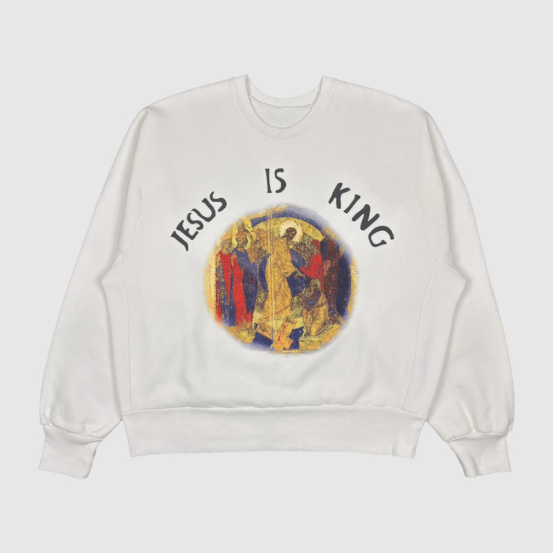 Yeezy 2019 Jesus is King OG Crewneck In White