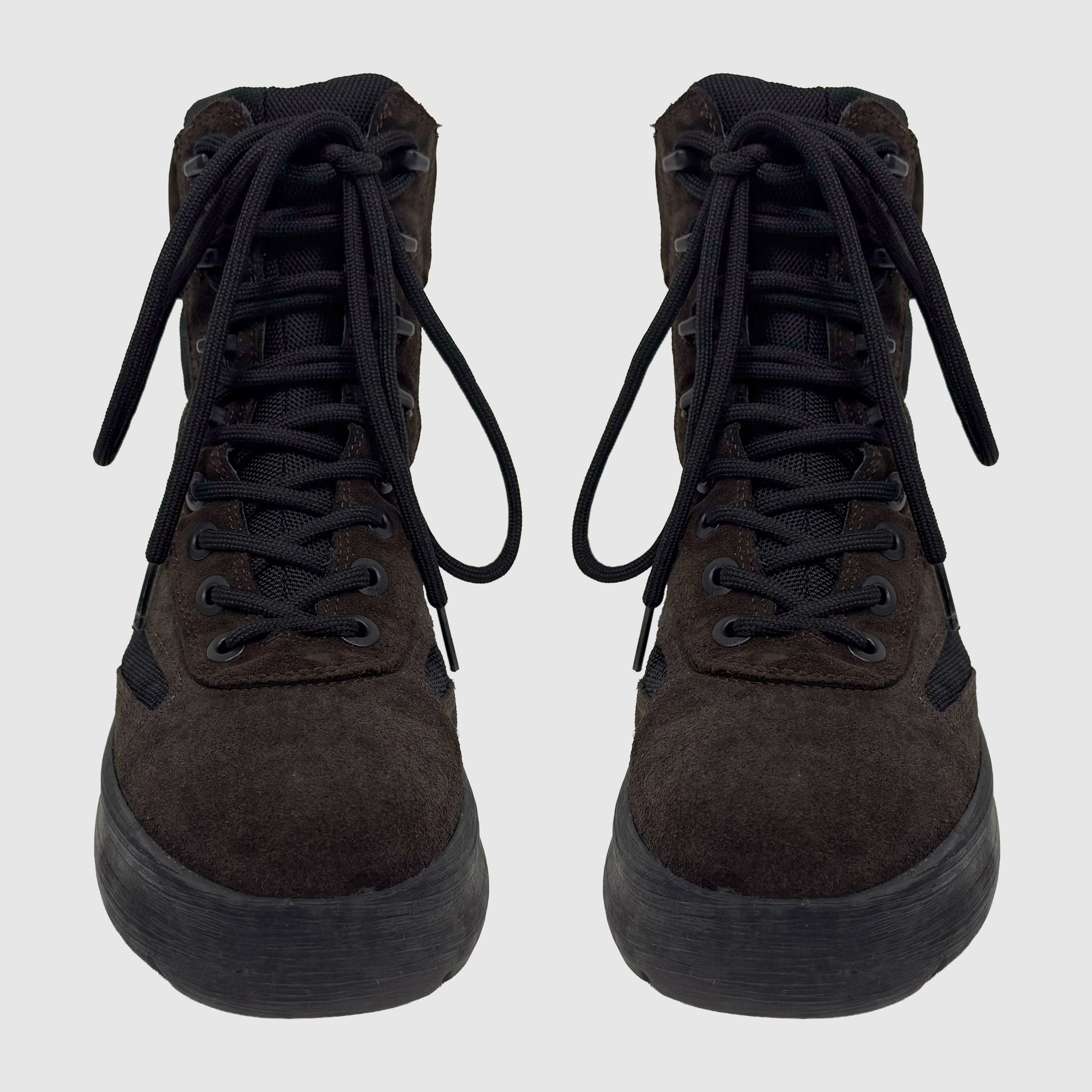 Yeezy Season 5 Canvas Military Boots In Onyx | Paris Saint