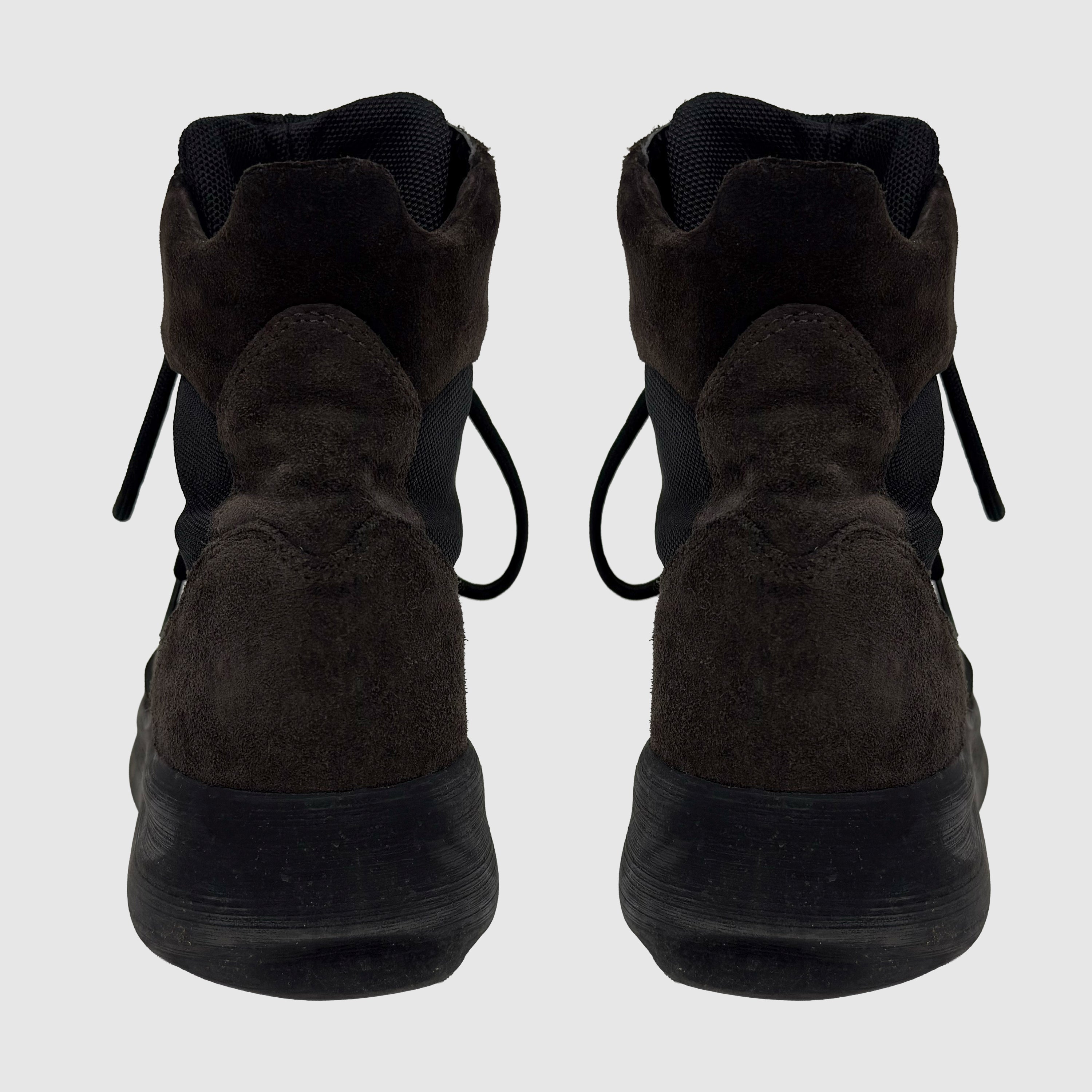 Yeezy Season 5 Canvas Military Boots In Onyx | Paris Saint