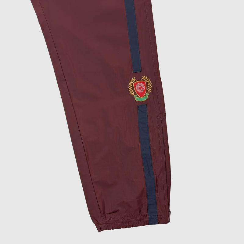 Yeezy Season 5 Crest Track Pants In Oxblood