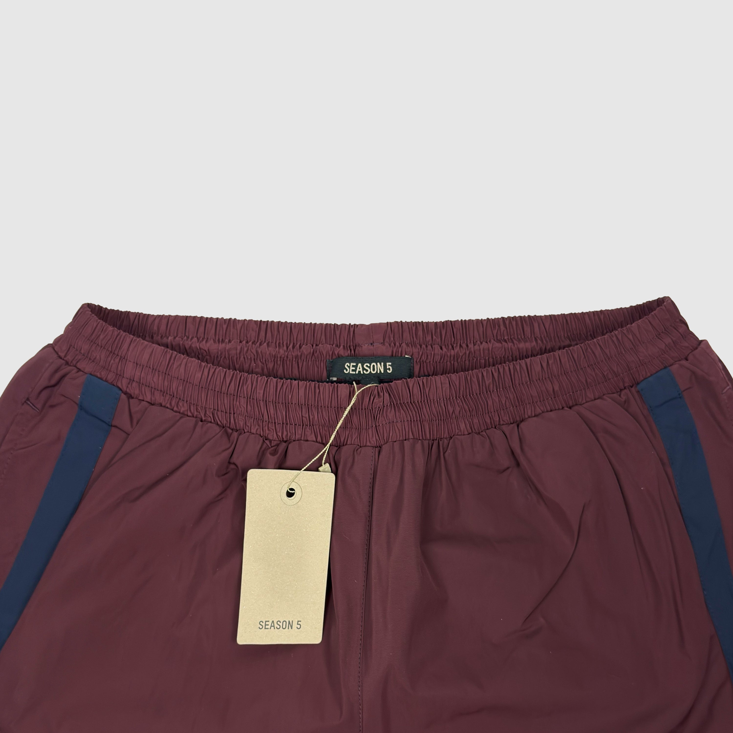 Yeezy Season 5 Crest Track Pants In Oxblood | Paris Saint