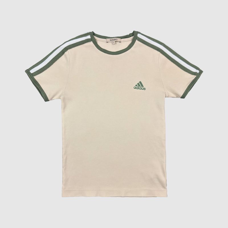 Yeezy Season 5 Shrunken Adidas Tee In Jupiter