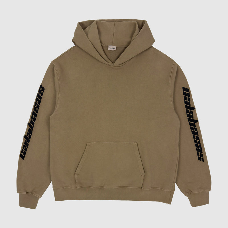 Yeezy 2017 Embroidered Calabasas Hoodie In Trench