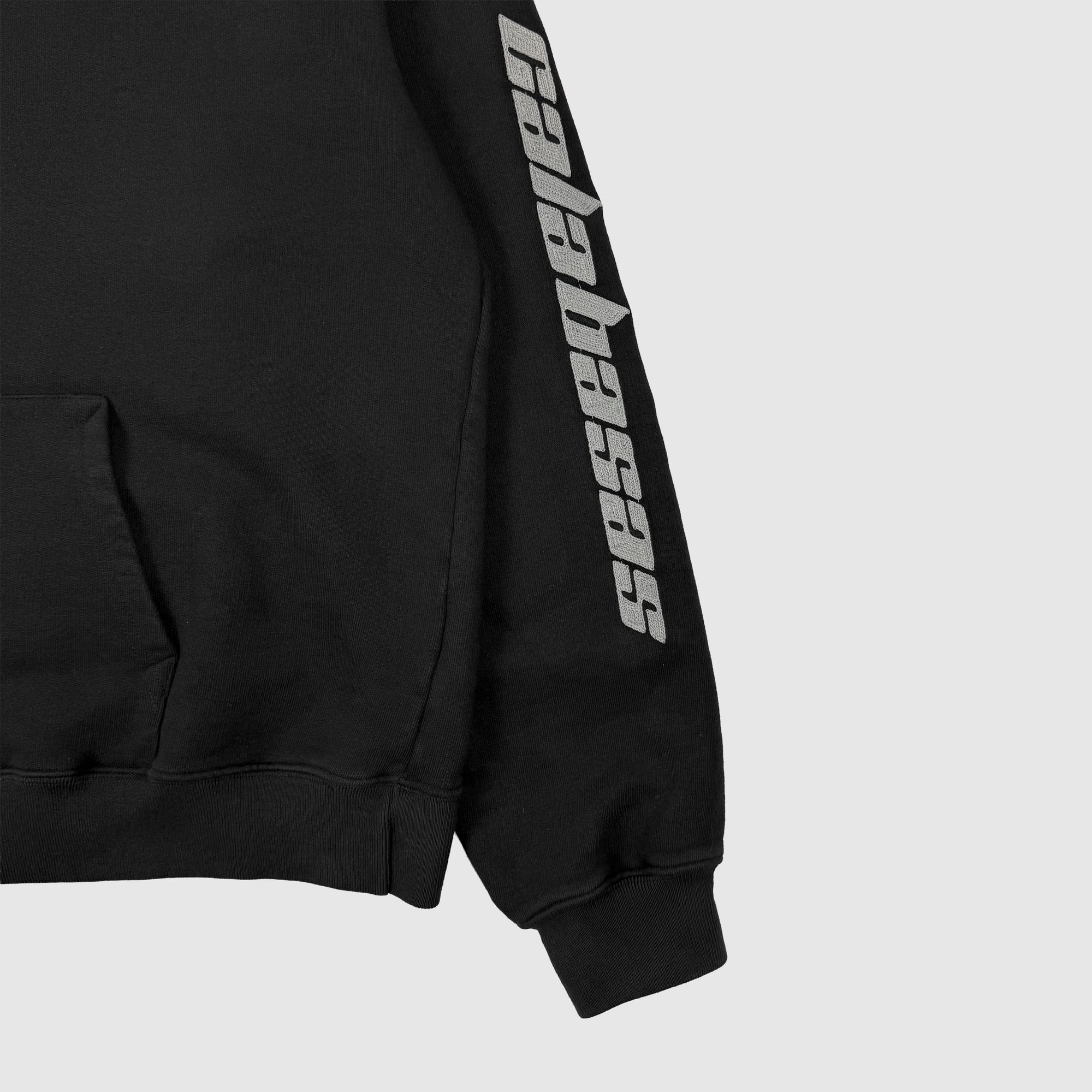 Yeezy 2017 Embroidered Calabasas Hoodie In Ink | Paris Saint Yeezy 2017 Embroidered Calabasas Hoodie In Ink | Paris Saint