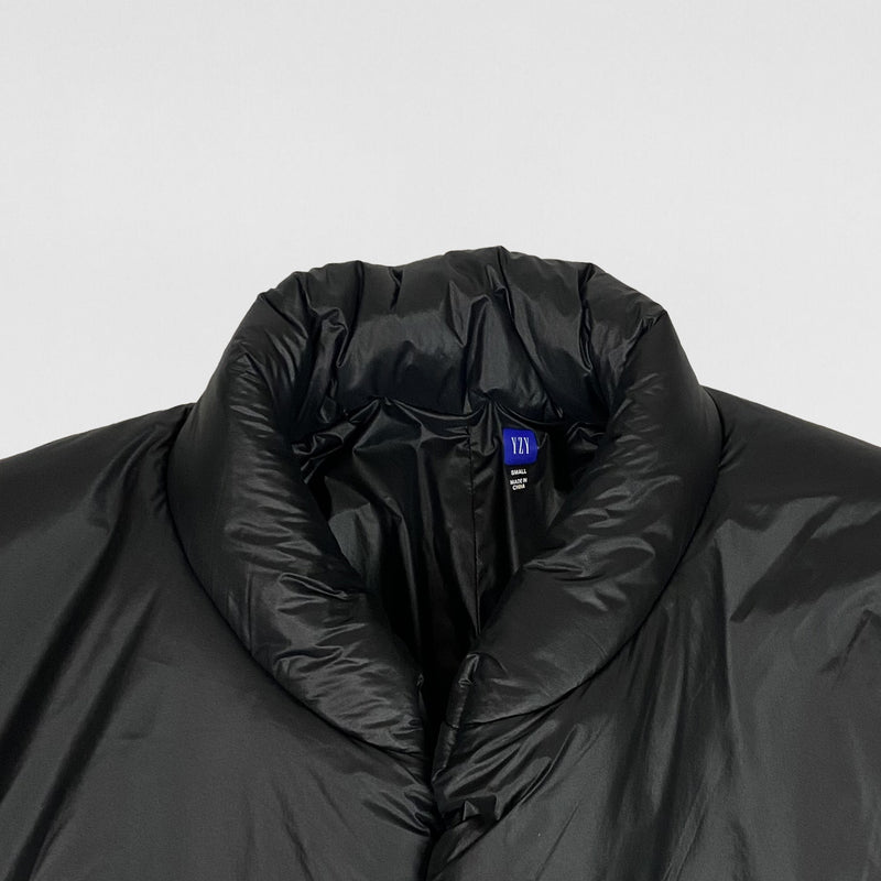 Yeezy Gap Balenciaga 2022 Long Round Jacket In Black