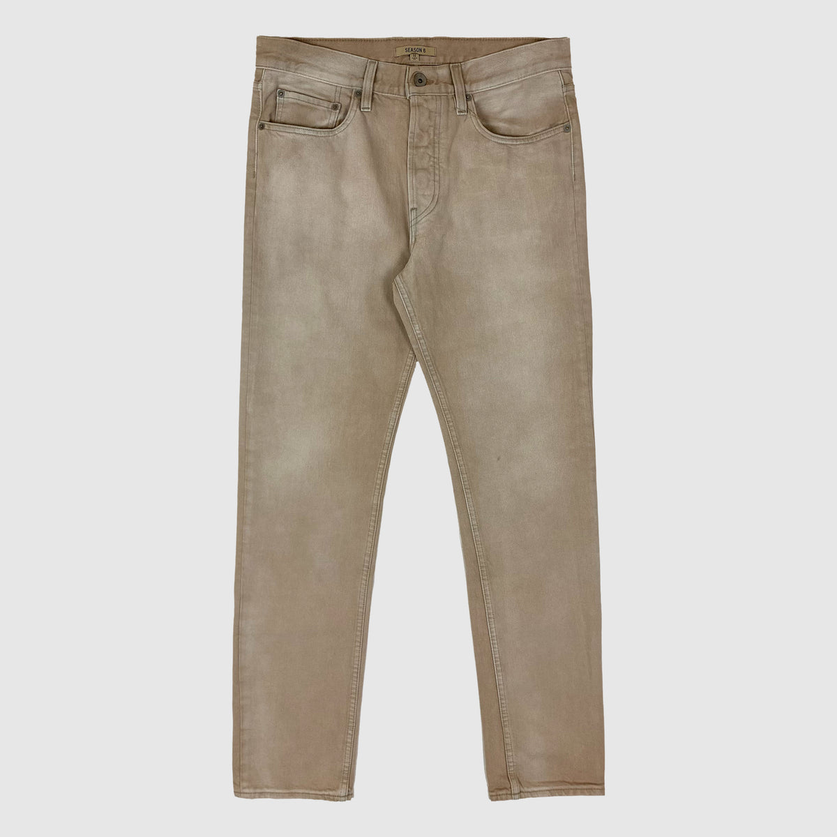 Yeezy Season 6 Denim In Washed Beige | Paris Saint