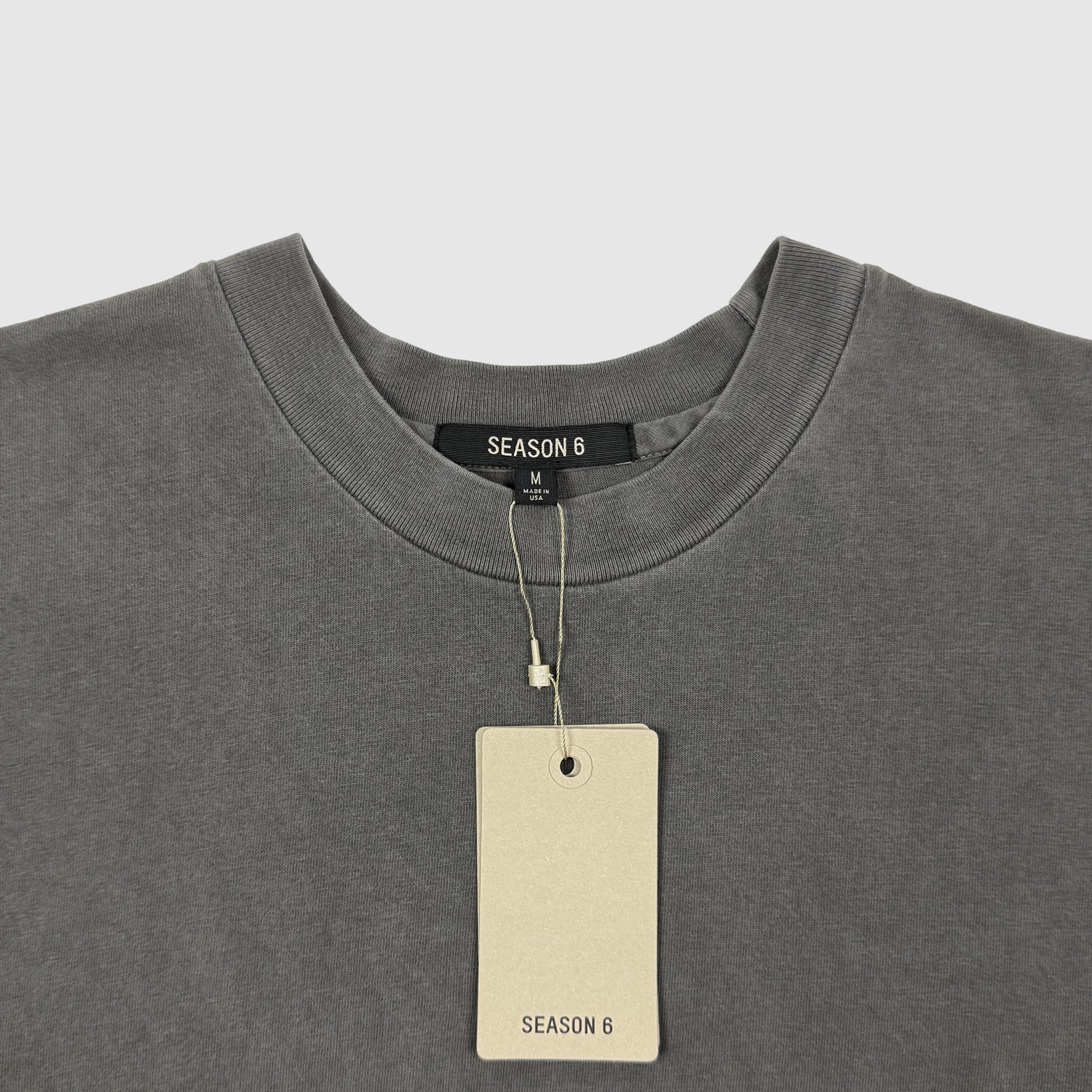 Yeezy Season 6 Tee In Gravel | Paris Saint