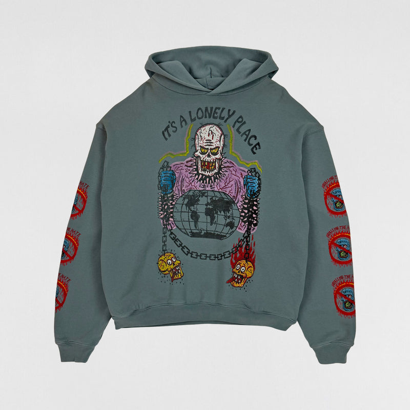 Yeezy 2018 XXXTENTACION 'One Minute' Hoodie In Glacier