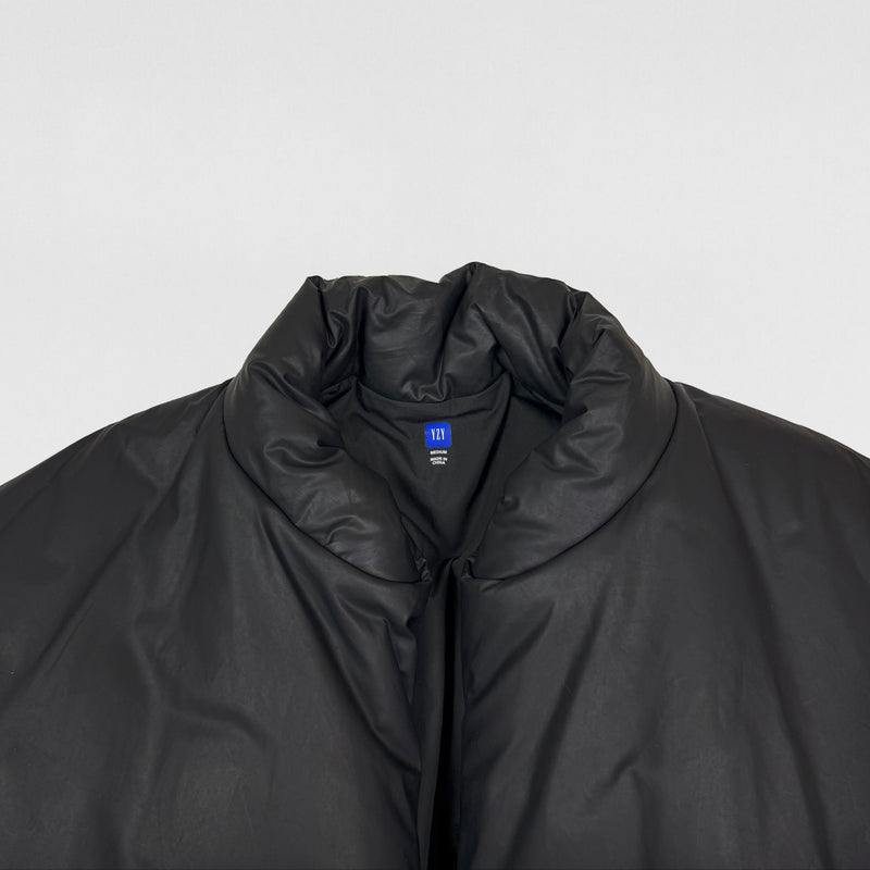 Yeezy Gap Balenciaga 2022 Round Jacket V1 In Coated Cotton Black