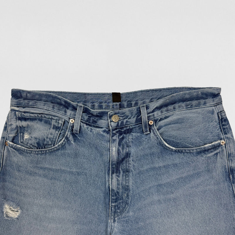 Yeezy Gap Balenciaga 2022 Washed Denim Pants In Indigo