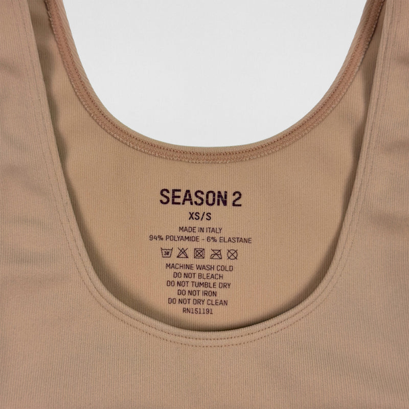 Yeezy Season 2 Knit Tank Top In Sand