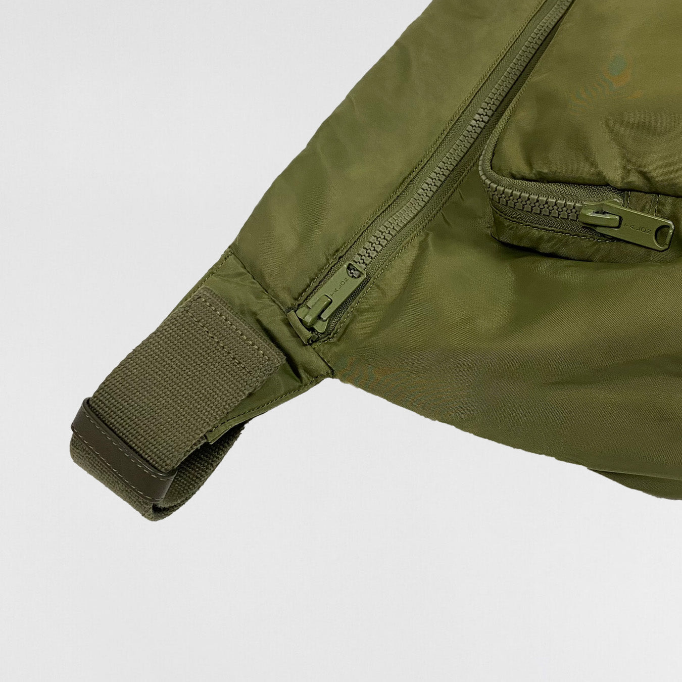 Yeezy Season 5 Nylon Padded Crossbody Bag In Truffle | Paris Saint