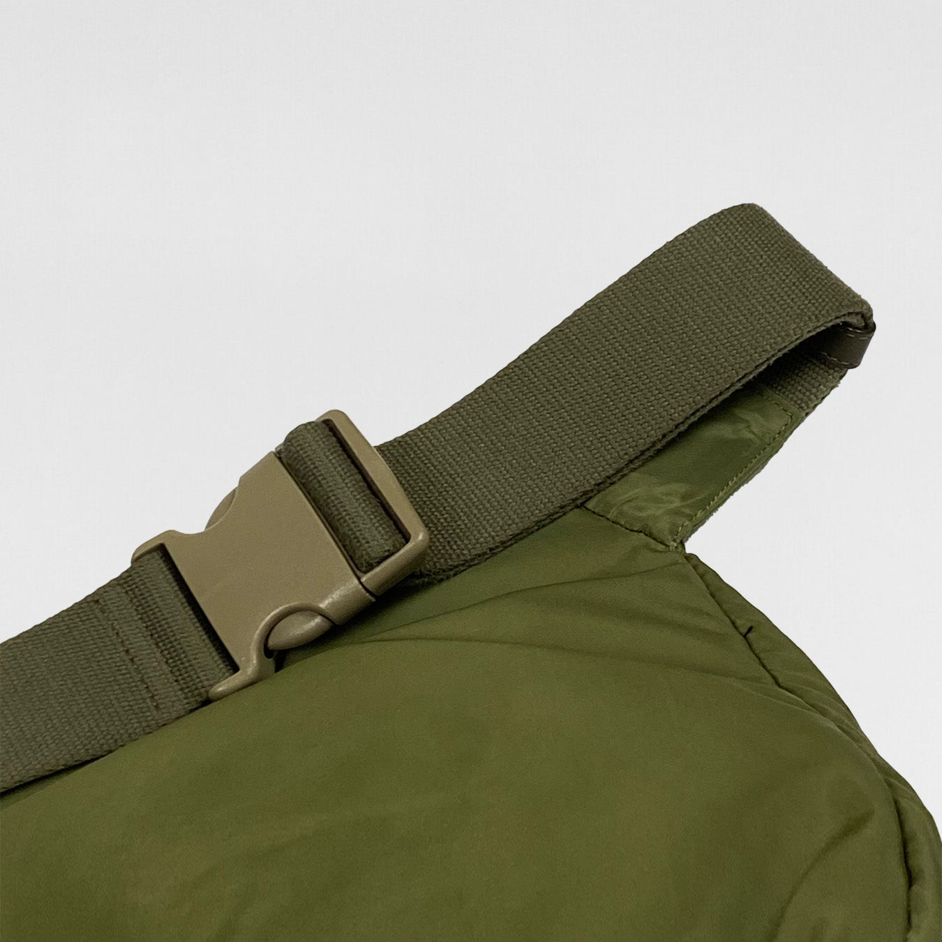 Yeezy Season 5 Nylon Padded Crossbody Bag In Truffle | Paris Saint
