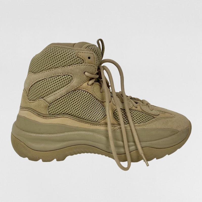 Yeezy Season 6 Suede Desert Boots In Taupe