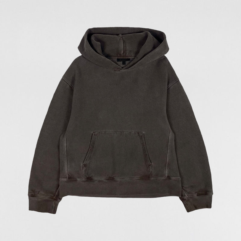 Yeezy Season 3 Boxy Hoodie In Dark Onyx