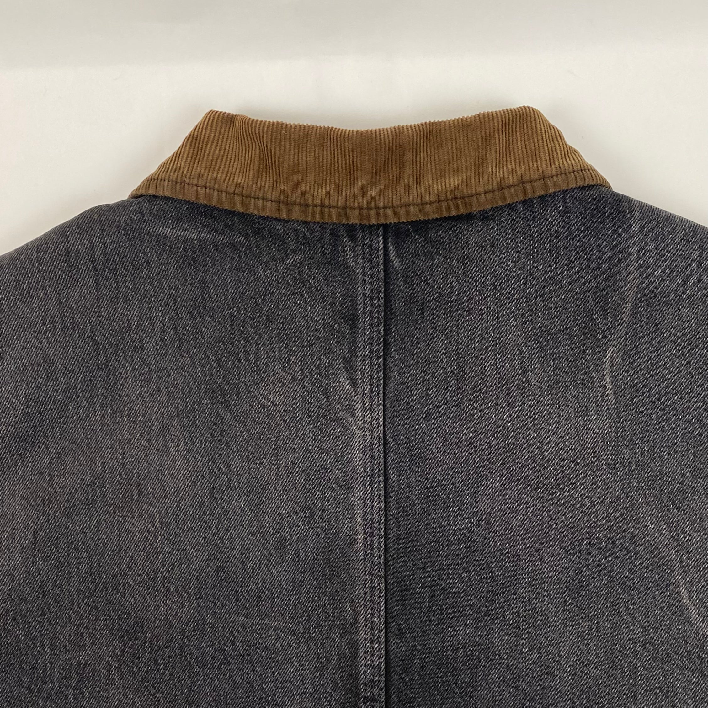 Yeezy Season 6 Flannel Lined Washed Denim Jacket | Paris Saint