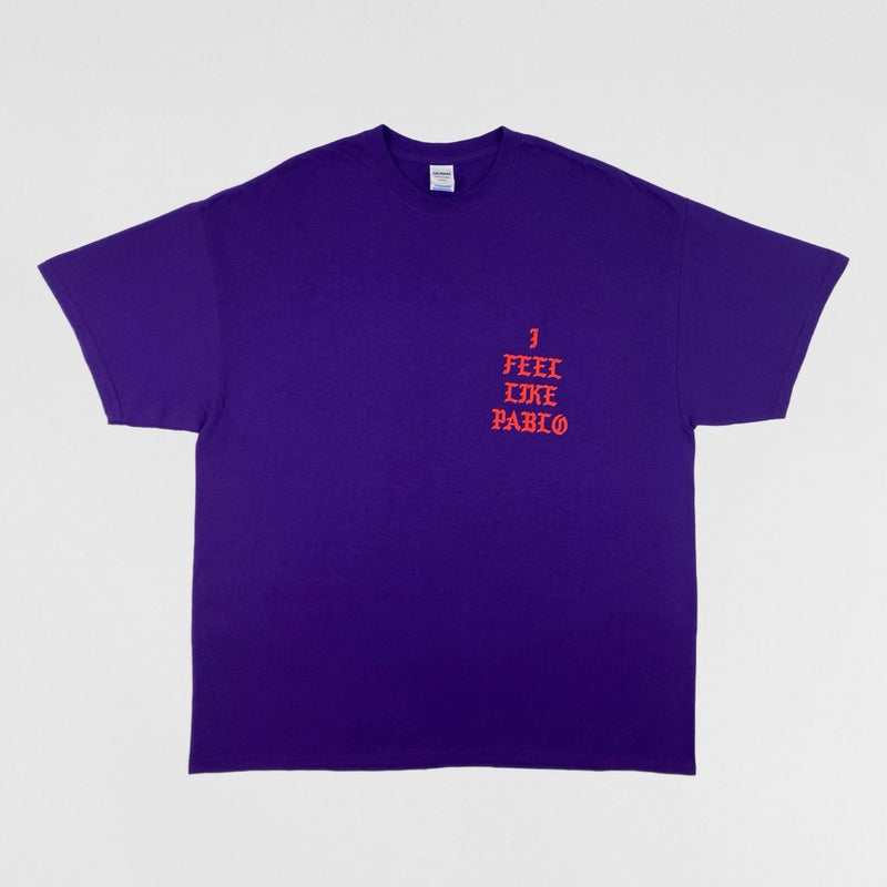 The Life of Pablo 2016 Paradise Fesitval ‘I Feel Like Pablo’ Tee In Purple