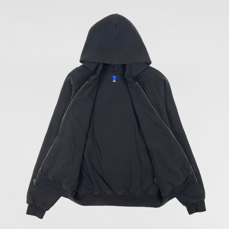 Yeezy Gap 2022 Zip Up Hoodie In Black