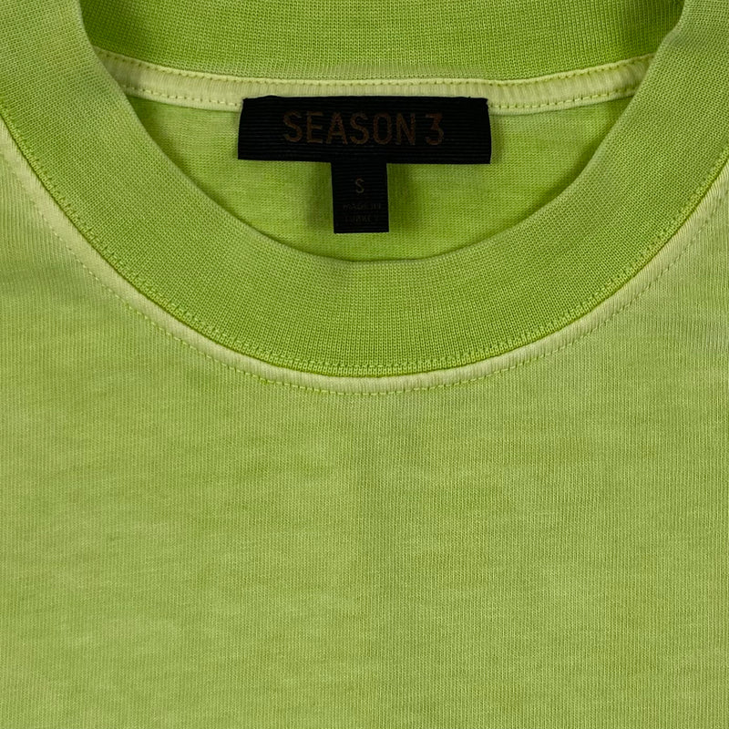 Yeezy Season 3 Heavy Knit Tee In Limelight