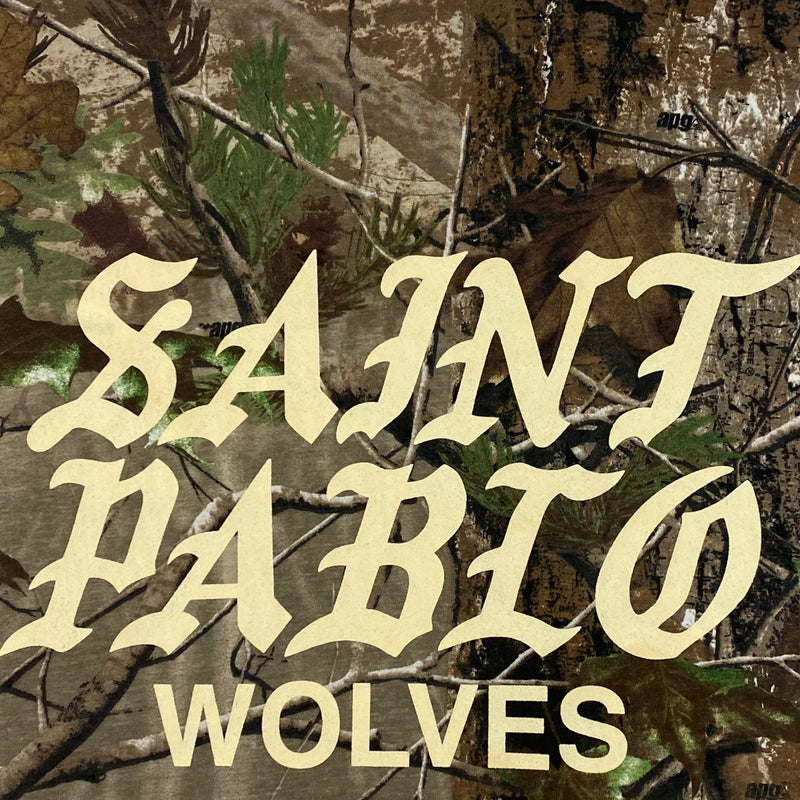 Saint Pablo Tour 2016 Wolves Long Sleeve In Camo