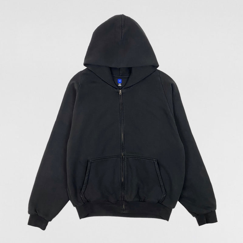 Yeezy Gap 2022 Zip Up Hoodie In Black