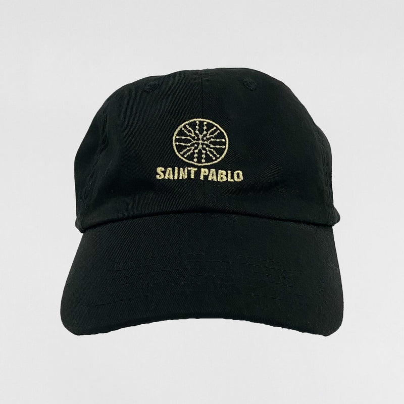 The Life of Pablo 2016 Saint Pablo Embroidered Logo Hat In Black
