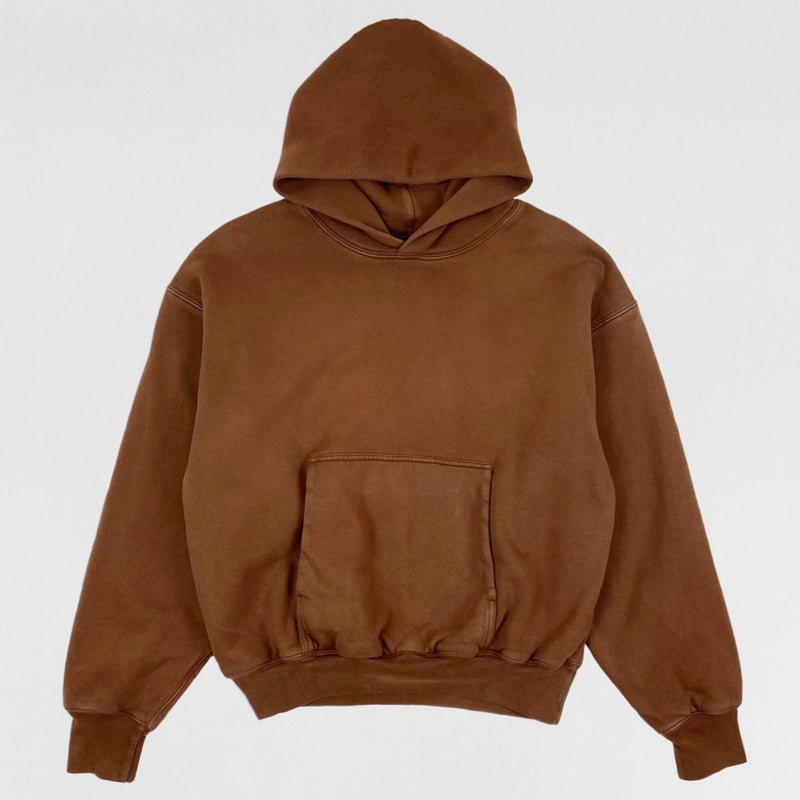 Yeezy Gap 2021 Double Layered Dark Brown Hoodie