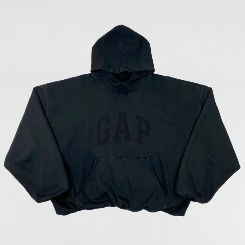 Yeezy Gap Balenciaga 2022 Dove Hoodie In Washed Black