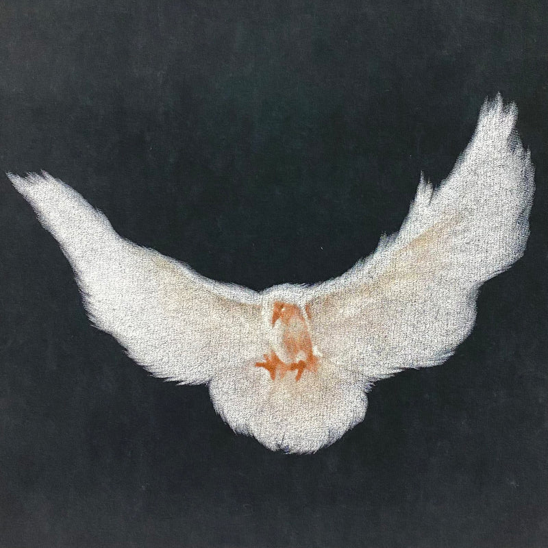 Yeezy Gap Balenciaga 2022 Quarter Sleeve Dove Tee In Washed Black