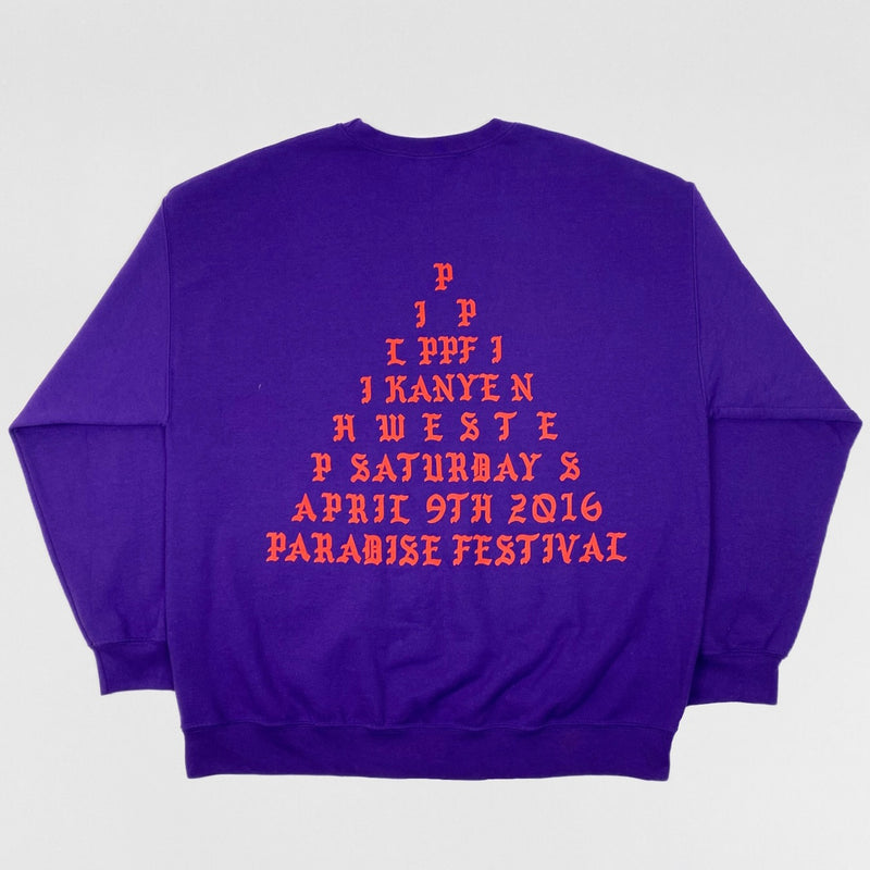 The Life of Pablo 2016 Paradise Fesitval ‘I Feel Like Pablo’ Crewneck
