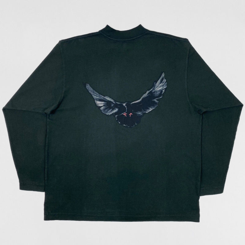 Yeezy Gap Balenciaga 2022 Dove Long Sleeve In Washed Black
