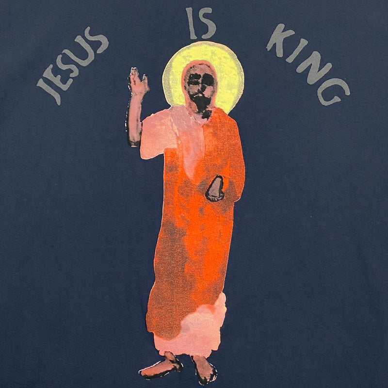 Jesus Is King 2019 Portrait Tee In Navy