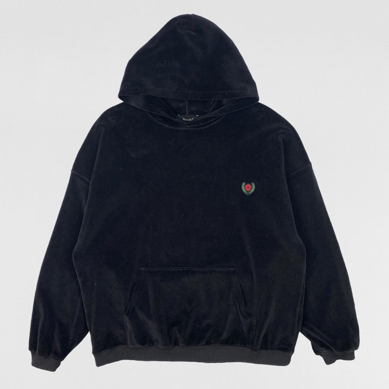 Yeezy Season 5 Velour Crest Hoodie