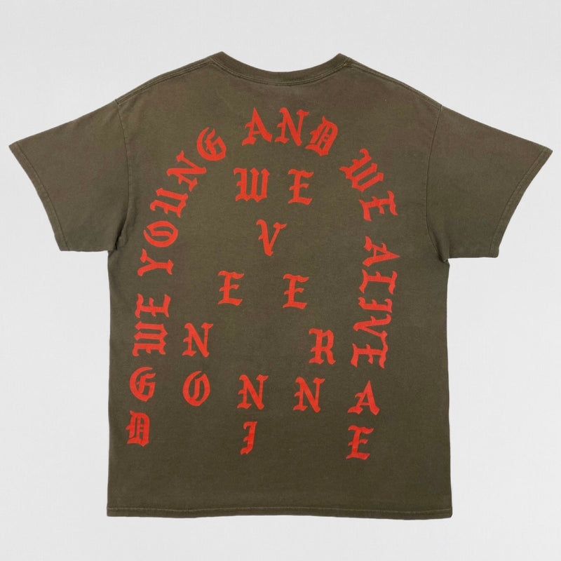 The Life of Pablo 2016 New York ‘Waves’ Tee In Brown